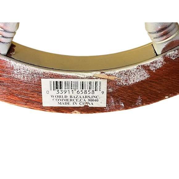 Nautical Wooden Ship Wheel Wall Decor By World Bazaars Inc. - Picture 3 of 7